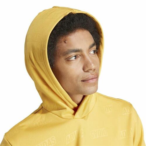 Hættetrøje til Mænd Adidas Bl Hd Q4 Gul M