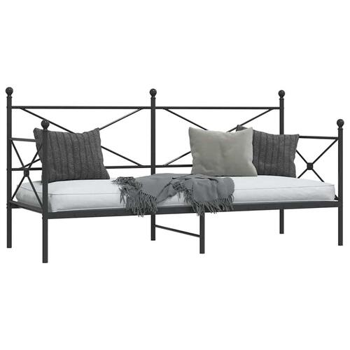 Daybed uden madras 75x190 cm stål sort