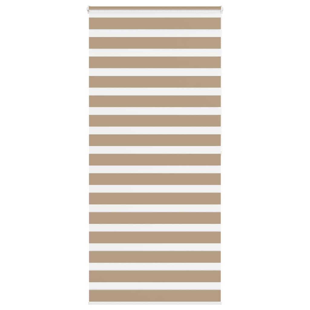 Zebragardin sandbrun 100x200 cm stofbredde 95,9 cm polyester