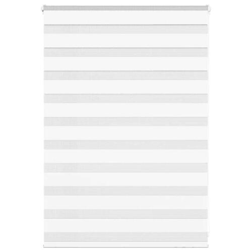 Zebragardin hvid 105x100 cm stofbredde 100,9 cm polyester