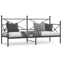 Daybed uden madras 80x200 cm stål sort