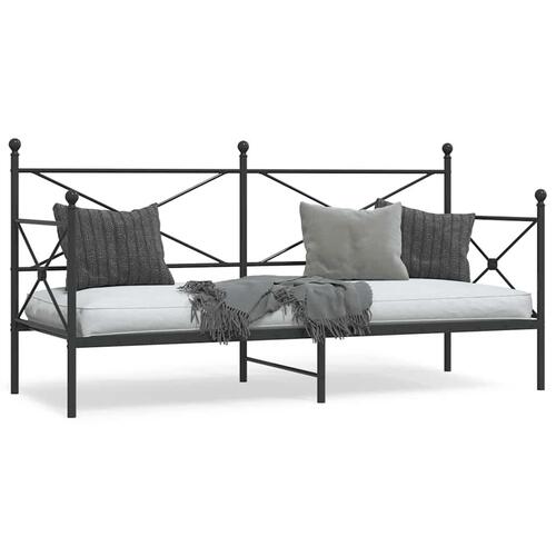 Daybed uden madras 80x200 cm stål sort
