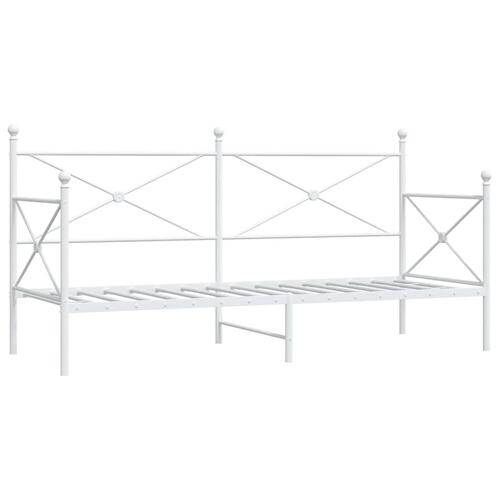 Daybed uden madras 75x190 cm stål hvid