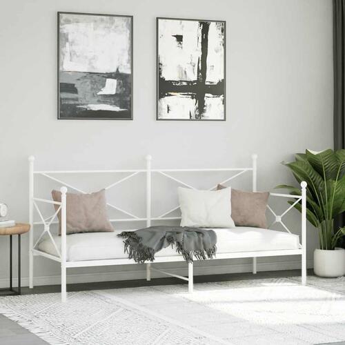 Daybed uden madras 75x190 cm stål hvid