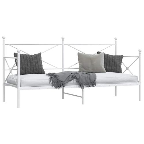 Daybed uden madras 75x190 cm stål hvid