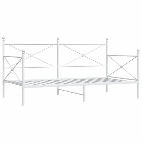 Daybed uden madras 107x203 cm stål hvid