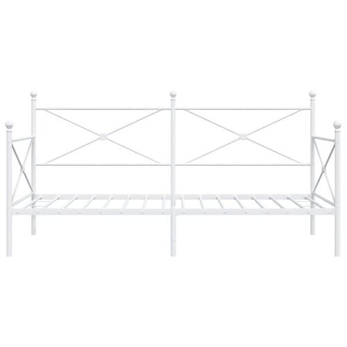 Daybed uden madras 107x203 cm stål hvid