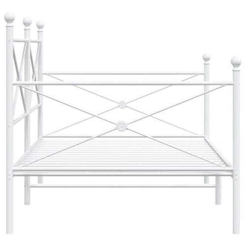 Daybed uden madras 107x203 cm stål hvid