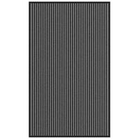 Dørmåtte Stribe Sort og Grå 90x150 cm