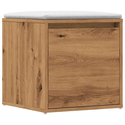 Opbevaringsskab 40,5x40x40 cm konstrueret træ kunsteg