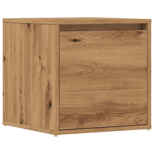 Opbevaringsskab 40,5x40x40 cm konstrueret træ kunsteg