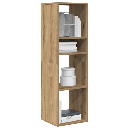Bogskab 34x31x112 cm konstrueret træ kunsteg