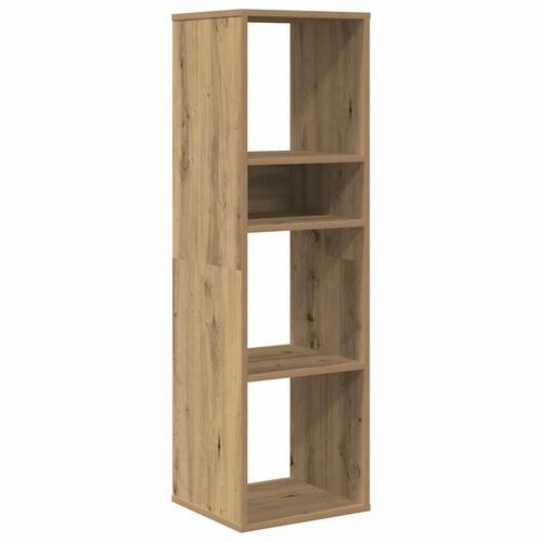 Bogskab 34x31x112 cm konstrueret træ kunsteg