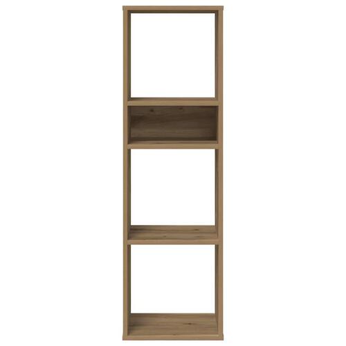 Bogskab 34x31x112 cm konstrueret træ kunsteg