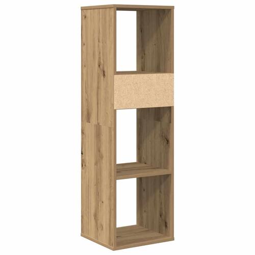 Bogskab 34x31x112 cm konstrueret træ kunsteg