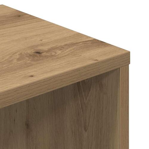 Bogskab 34x31x112 cm konstrueret træ kunsteg