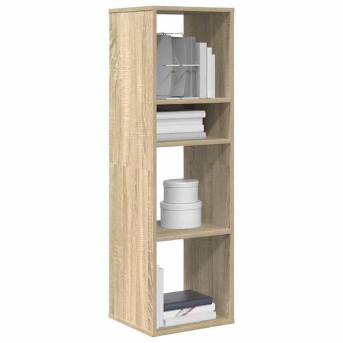 Bogreol 34x31x112 cm konstrueret træ sonoma-eg