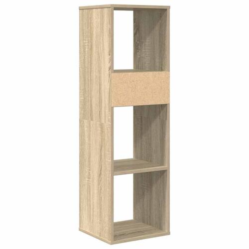 Bogreol 34x31x112 cm konstrueret træ sonoma-eg