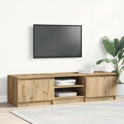 Tv-bord 140x40x36 cm konstrueret træ kunsteg