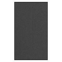 Dørmåtte Stribe Sort og Grå 115x200 cm