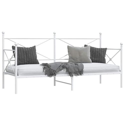 Daybed uden madras 90x190 cm stål hvid