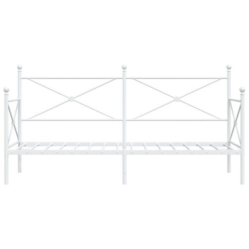 Daybed uden madras 90x190 cm stål hvid