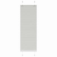 Plisségardin Lysegrå 40x150 cm Stofbredde 39,4 cm Polyester