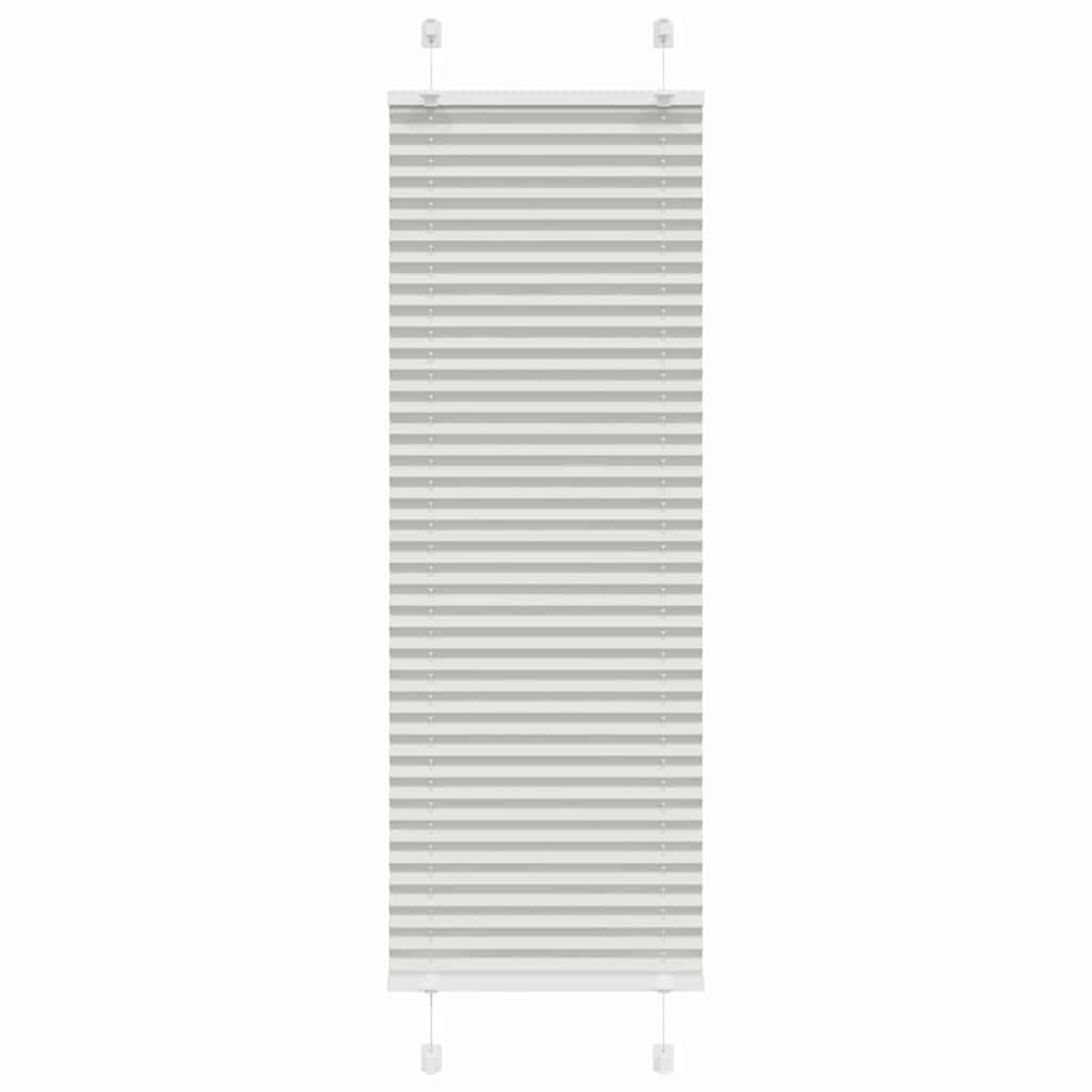 Plisségardin Lysegrå 40x150 cm Stofbredde 39,4 cm Polyester