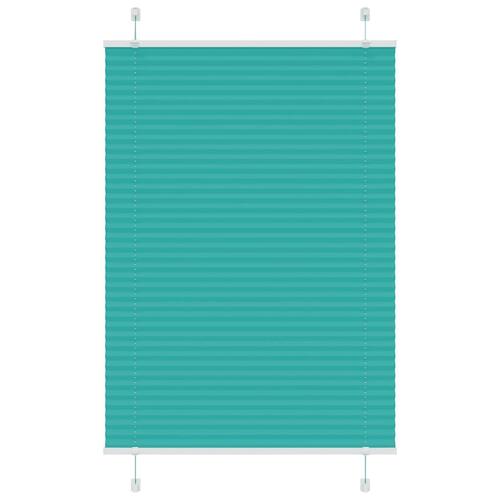 Plisségardin Benzin Grøn 95x100 cm Stofbredde 94,4 cm Polyester