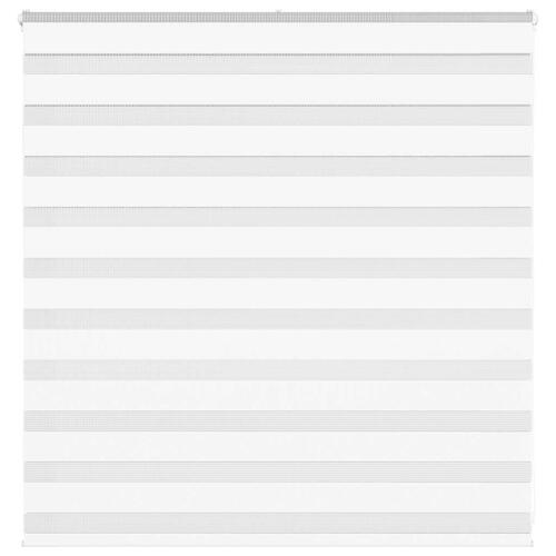 Zebragardin hvid 145x100 cm stofbredde 140,9 cm polyester