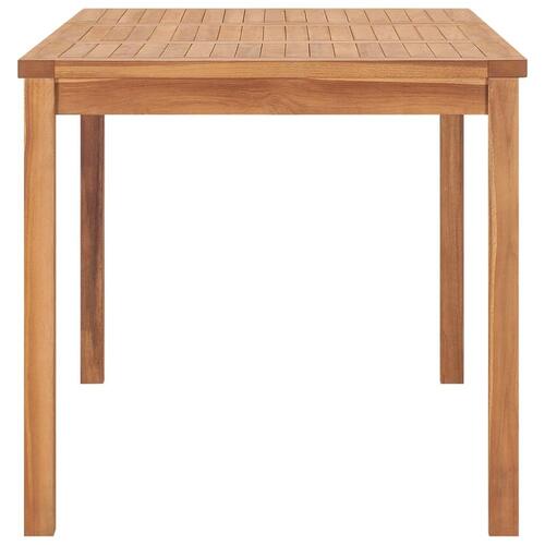 Havebord 140x80x77 cm massivt teaktræ