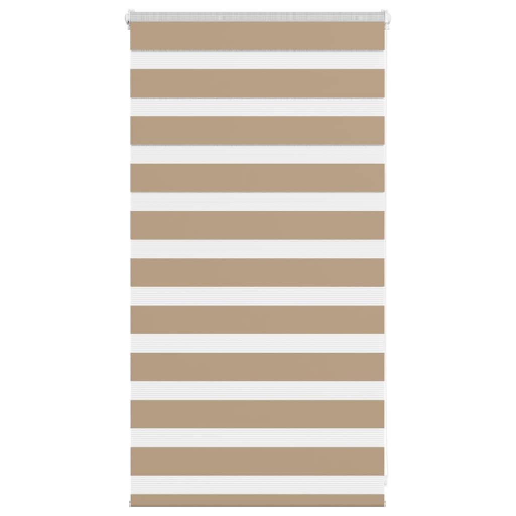 Zebragardin sandbrun 85x100 cm stofbredde 80,9 cm polyester