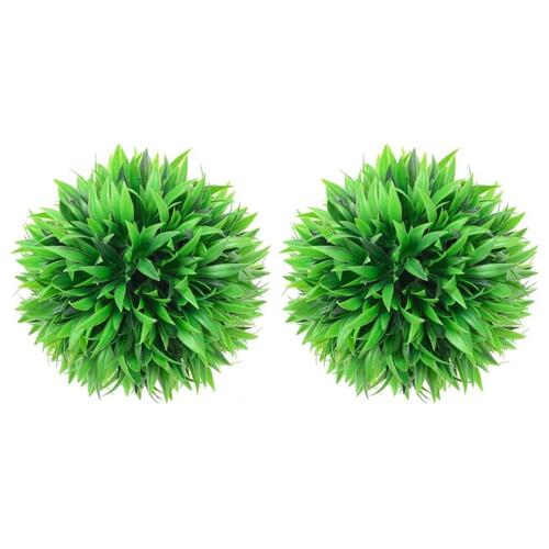 Kunstige buksbom 2 stk. 20 cm kugleformet