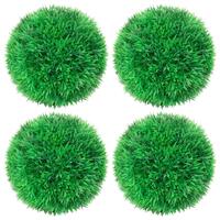 Kunstige buksbom 4 stk. 12 cm kugleformet