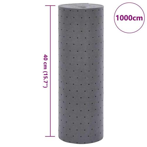 Olieabsorberende pude 40x1000 cm grå