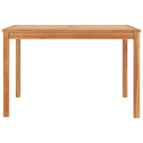 Havebord 120x120x77 cm massivt teaktræ