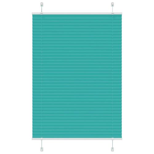 Plisségardin Benzin Grøn 85x100 cm Stofbredde 84,4 cm Polyester