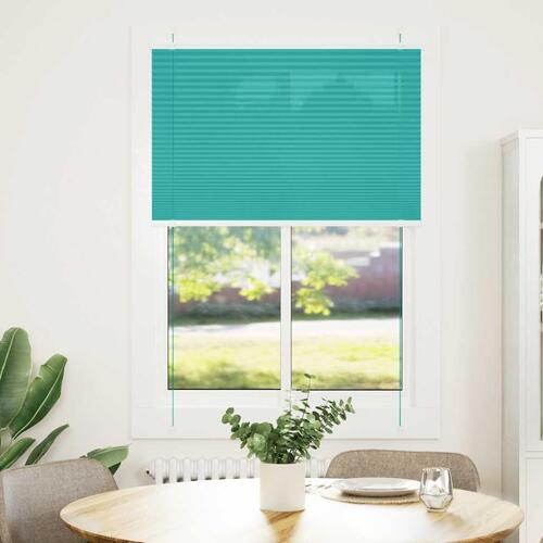 Plisségardin Benzin Grøn 85x100 cm Stofbredde 84,4 cm Polyester