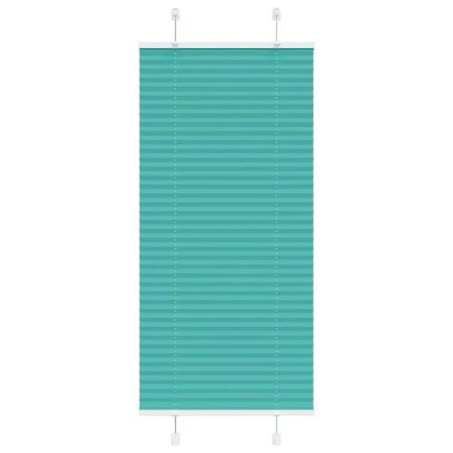 Plisségardin Benzin Grøn 60x100 cm Stofbredde 59,4 cm Polyester