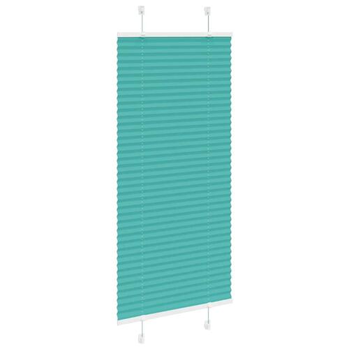 Plisségardin Benzin Grøn 60x100 cm Stofbredde 59,4 cm Polyester