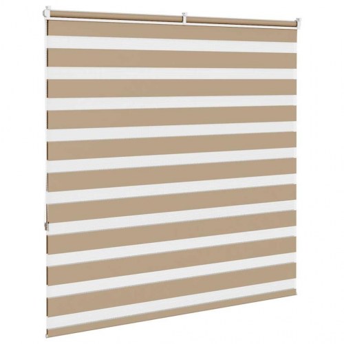 Zebragardin sandbrun 140 x 150 cm