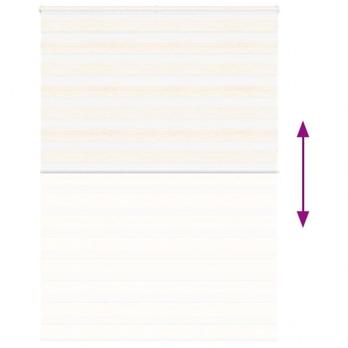 Zebragardin marmorbeige 165 x 230 cm