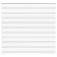 Zebragardin hvid 155x100 cm stofbredde 150,9 cm polyester