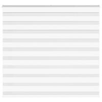 Zebragardin hvid 165x100 cm stofbredde 160,9 cm polyester