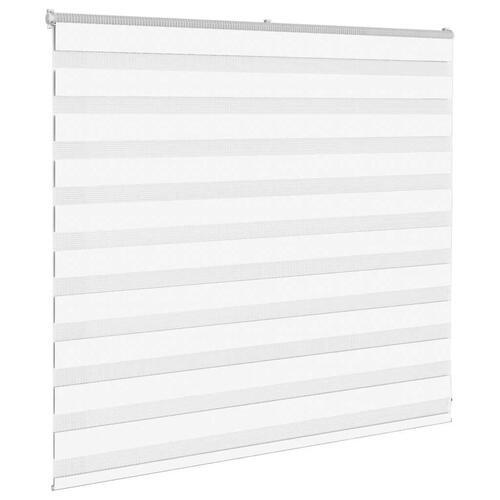 Zebragardin hvid 165x100 cm stofbredde 160,9 cm polyester