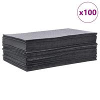 Olieabsorberende puder 100 stk. 40x50 cm grå