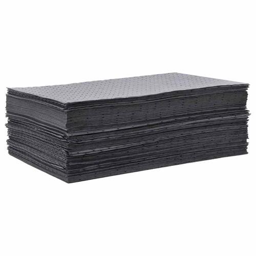 Olieabsorberende puder 100 stk. 40x50 cm grå