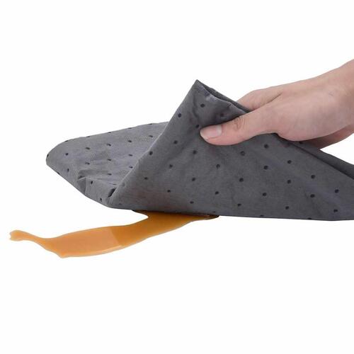 Olieabsorberende puder 100 stk. 40x50 cm grå