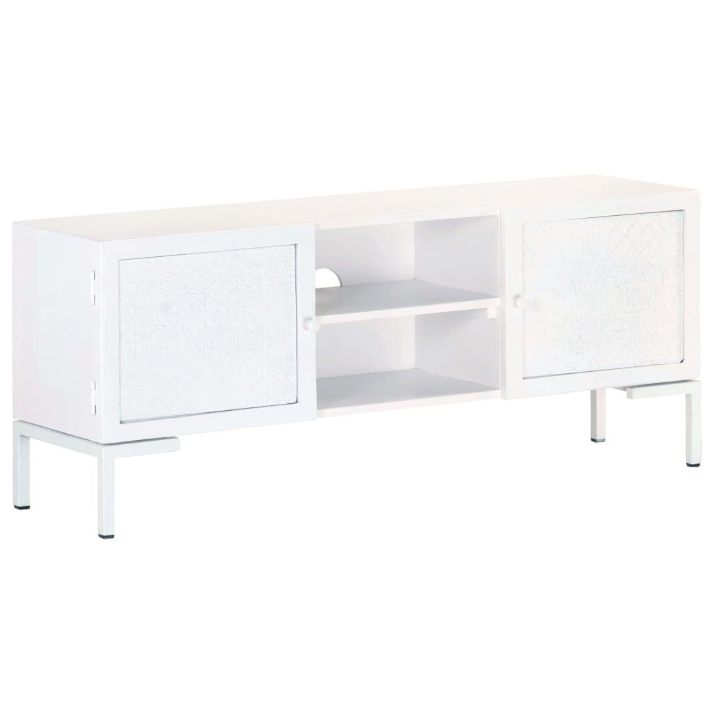 Tv-skab 115x30x46 cm massivt mangotræ
