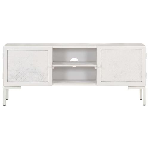 Tv-skab 115x30x46 cm massivt mangotræ